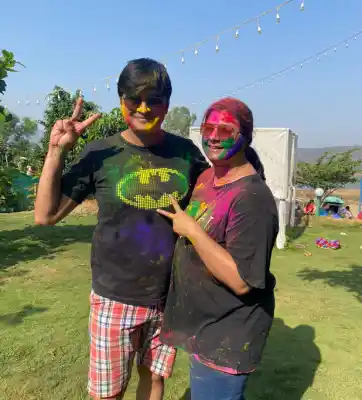 Holi event near Pune