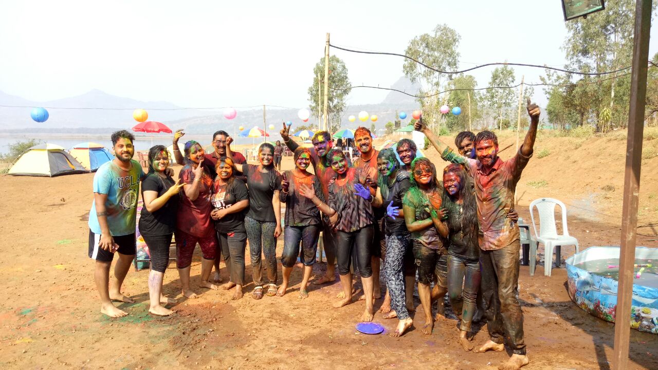 Holi Event at Pawna Lake 2023