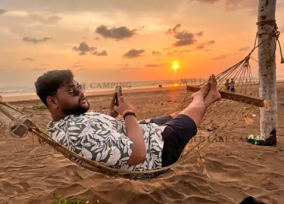 Nagaon Beach night camping in alibaug