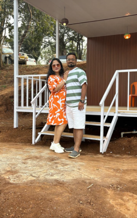 Swimming pool at pawna lake